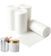 200 Pack Small Garbage Bags - White - Perfect for Desktop Trash Cans - Odorless