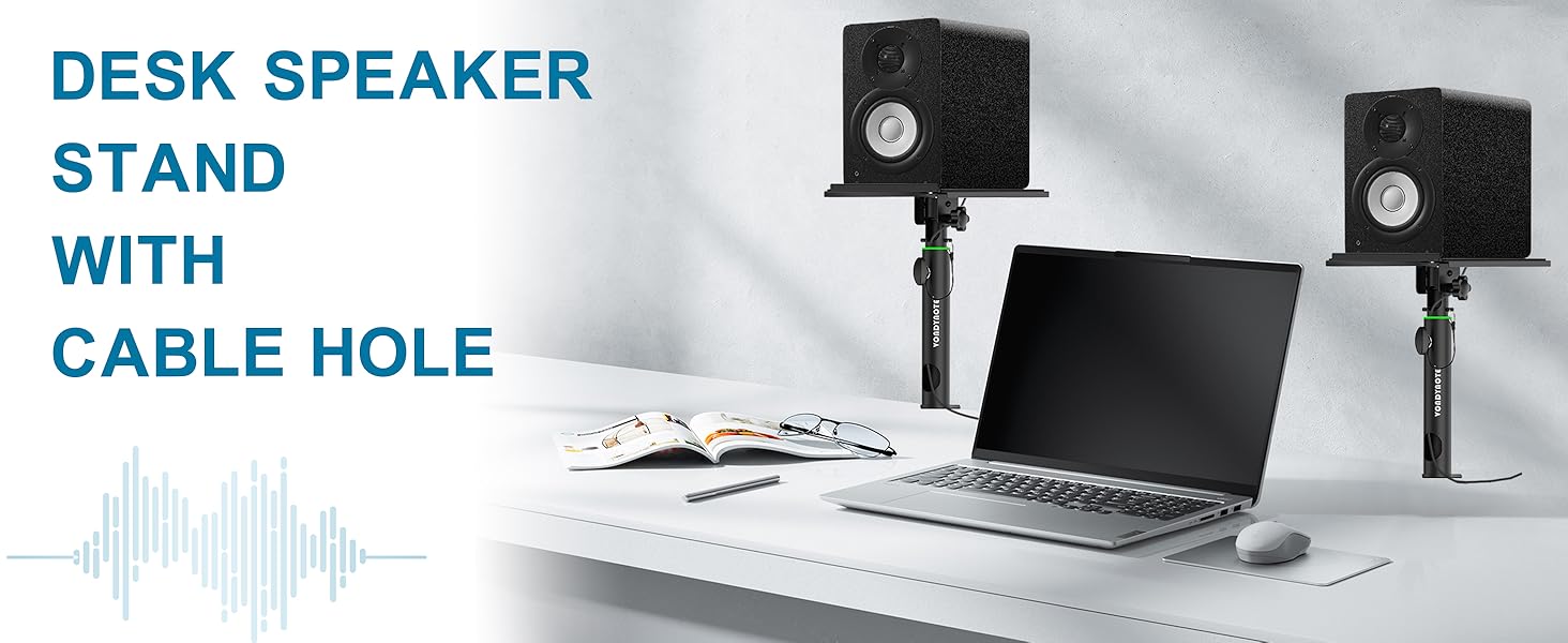 desk speaker stand