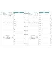 2026 Planner Refills – 8-Disc Discbound One Page Per Day Daily & Monthly Planner, Runs from Janua...
