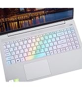 Keyboard Cover for 2022-2020 15.6" Acer Aspire 5 A515-46/45/45G/56/56G/54/54G/55/55T/44G, 15.6" A...