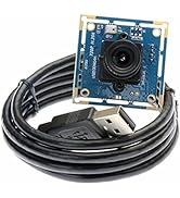 ELP 720p HD USB Camera Module with Microphone H.264 Mini UVC USB2.0 Audio Video Webcam Board for ...