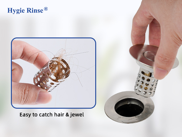 Bathroom Sink Pop Up Drain Strainer
