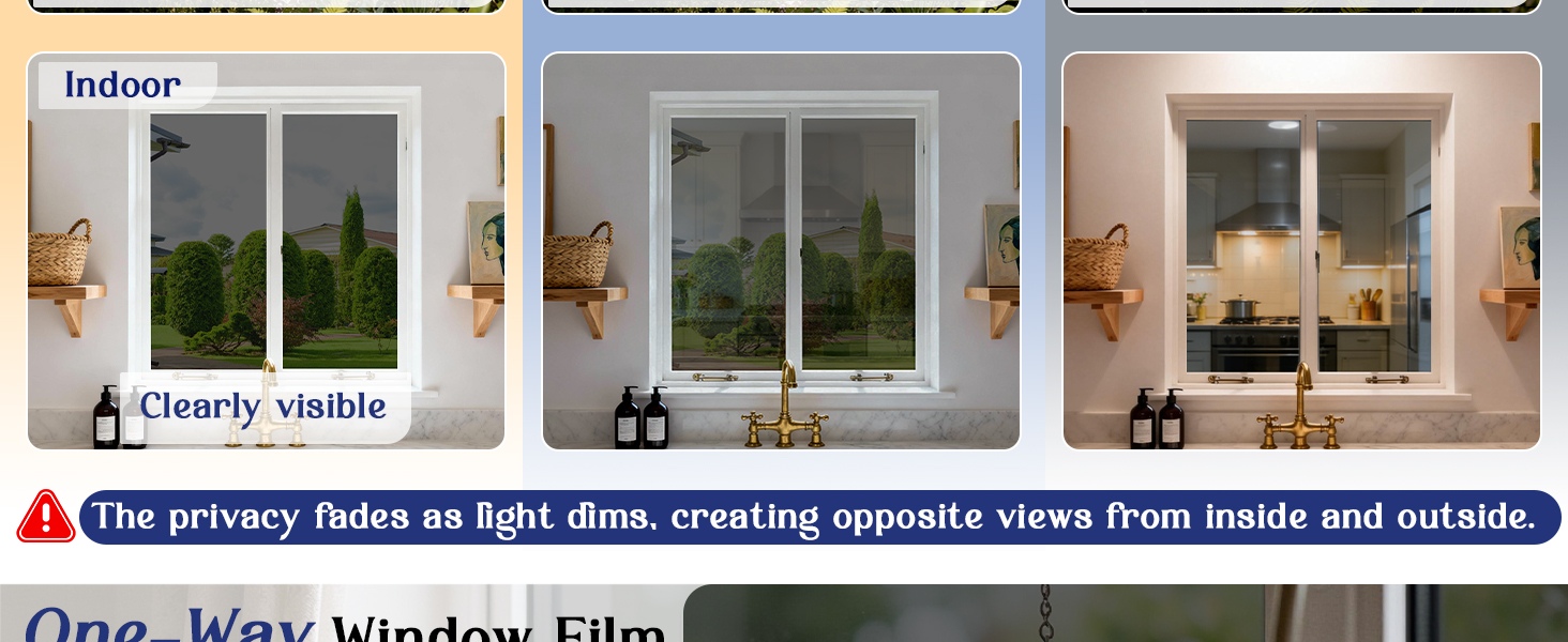 window film privacy one way
