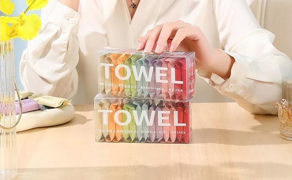 Compressed Towels Tablets Disposable Face Compressed Towels Soft Wipe Face Washcloths
