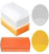 Cradle Cap Brush for Babies, Baby Bath Essentials with Silicone Scrubber Bath Sponge Dual-Sided C...