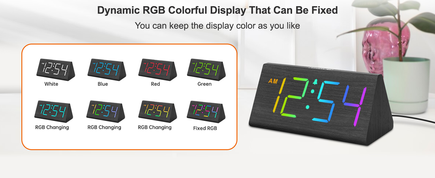 rgb kids alarm clock