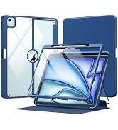 MoKo for iPad Air 13 Inch Case M3 2025 & M2 2024 with Pencil Holder, iPad Air 13 Case [Built-in S...
