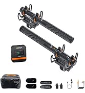 COMICA VM40 Combo Dual-Channel Wireless Shotgun Microphone, Professional Super Cardioid Video Mic...