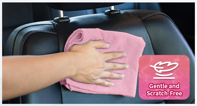 pink cleaning cloth