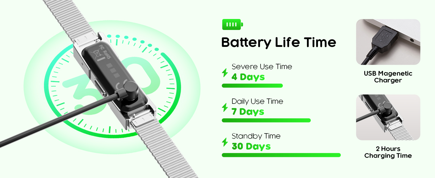 Women's Smart Bracelet long battery