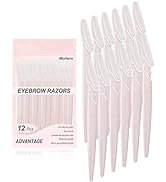 Eyebrow Razor for Women, 12 Pcs Dermaplaning Tool for Face Professional, Face Razor for Women Fac...