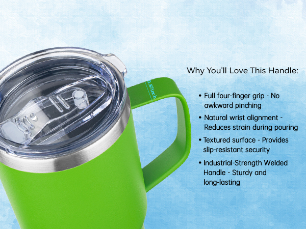 Insulated Coffee Mug with handle