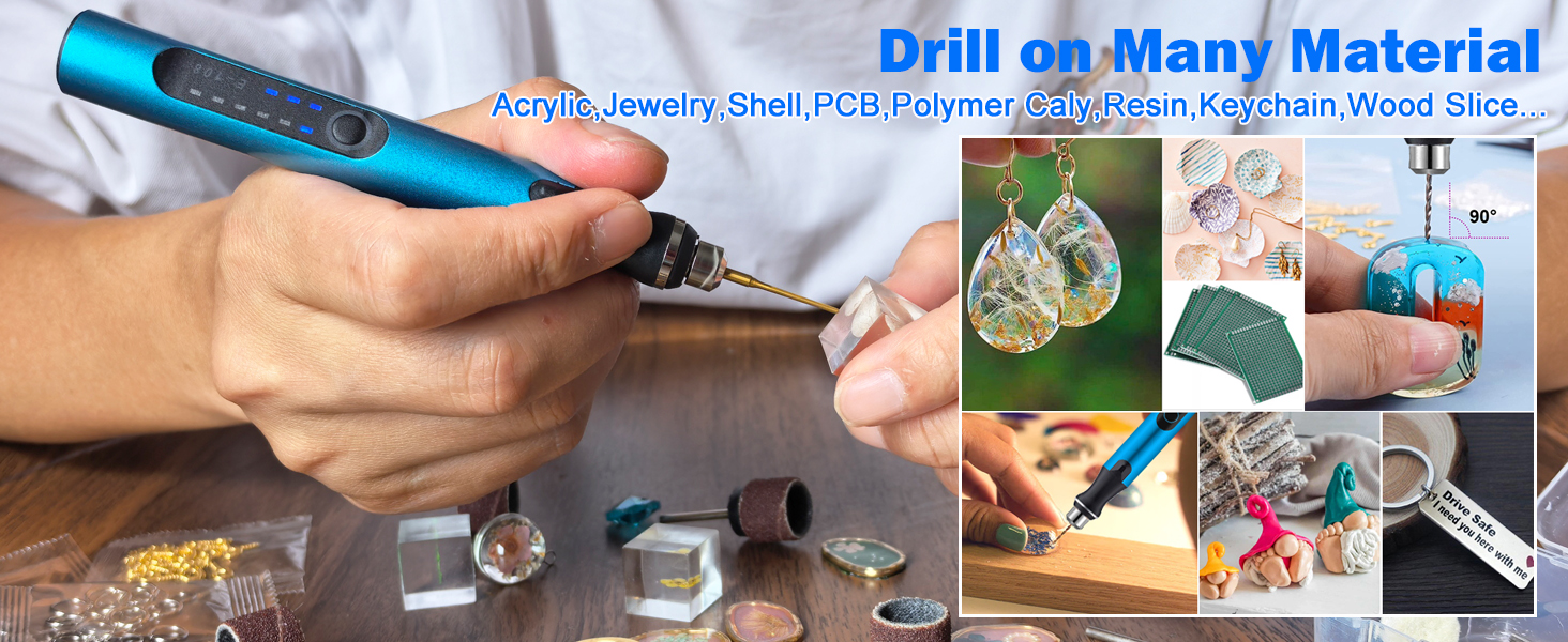 resin drill DIY
