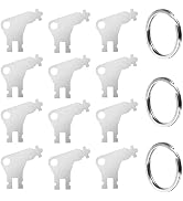 12 Pcs Paper Towel Dispenser Key Universal Paper Towel Dispenser Replacement Key Compatible with ...