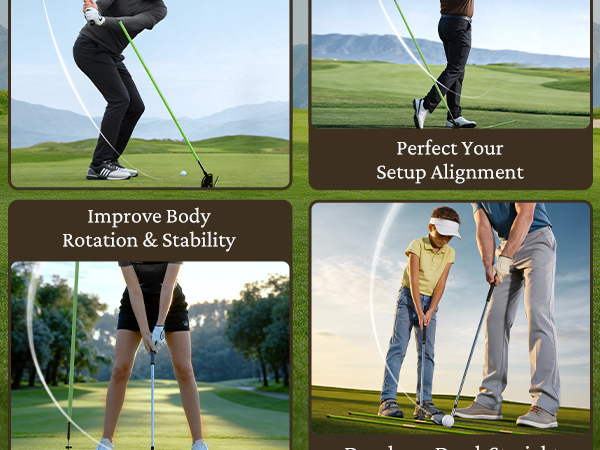 Golf swing path trainer is suitable for various training needs