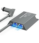 LUCMO Multi Ports Starlink Ethernet Adapter for Starlink Gen 2 Wired External Network, 2 Ports St...