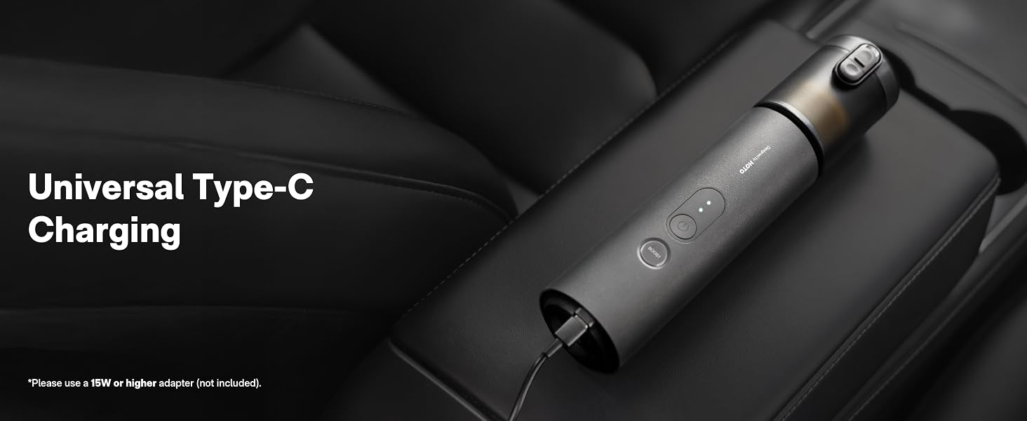 type-c charge handheld vacuum