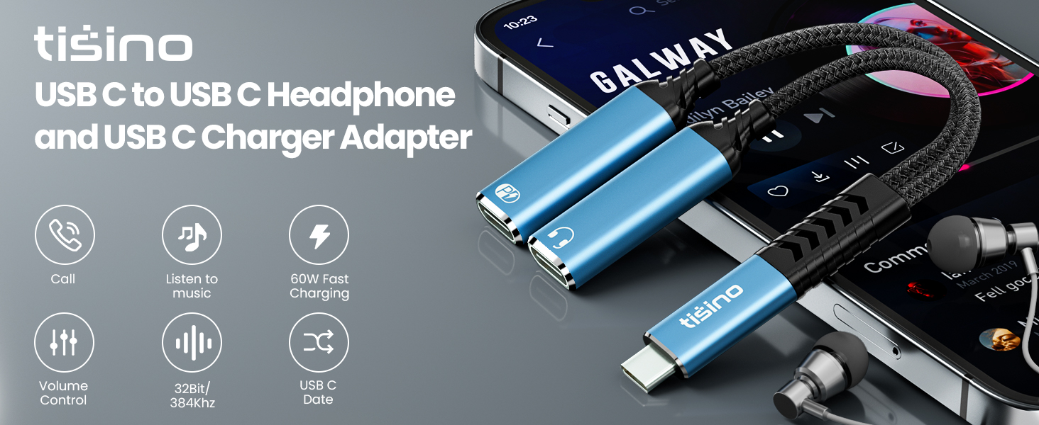 usb c splitter 1 in 2 out