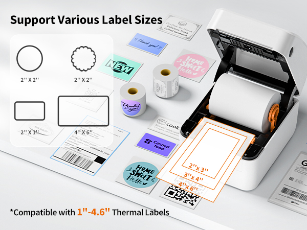 Support Various Label Sizes