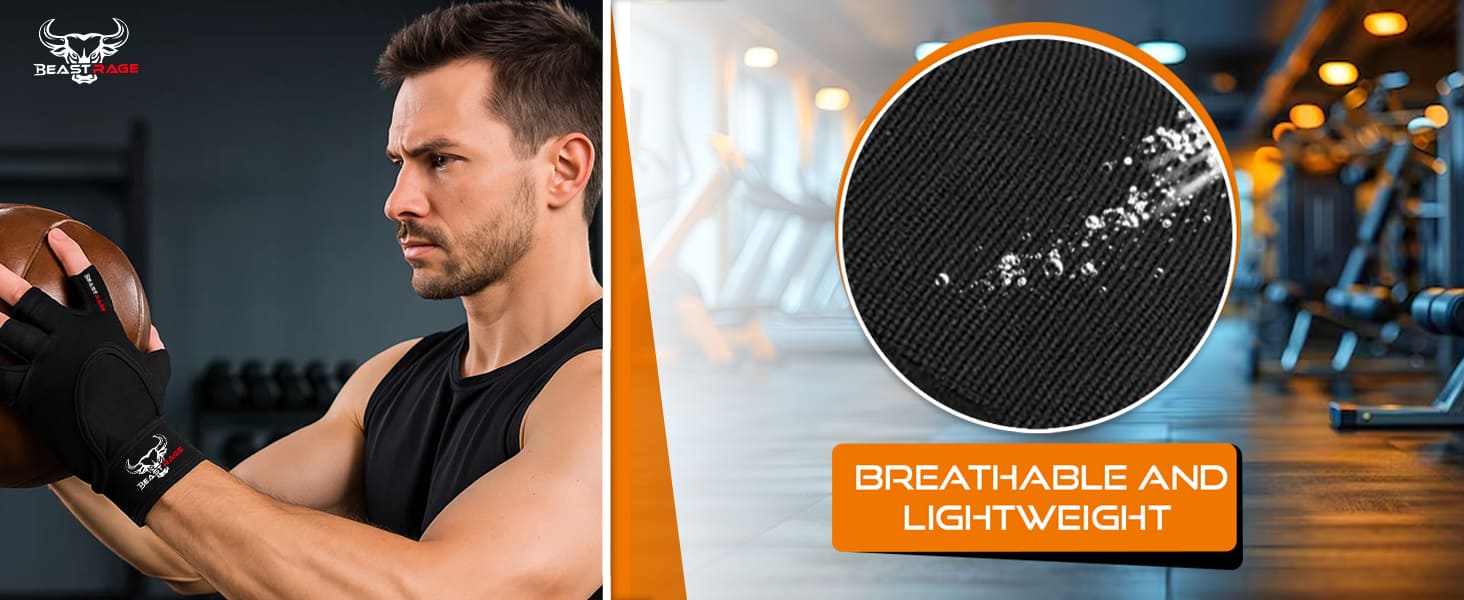 Breathable Gym Gloves
