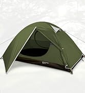 Bessport Camping Tent 1 & 2 & 3 Person Tent Waterproof Two Doors Tent Easy Setup Lightweight for ...