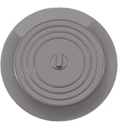 Large Silicone Tub Stopper,6 inches Drain Plug Stopper Flat Suction Cover for Bathtub Kitchen Bat...