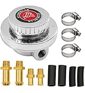 TEMSONE Adjustable Carb Fuel Pressure Regulator Kit Universal Manual 1-5 Psi Fuel Pump Pressure R...