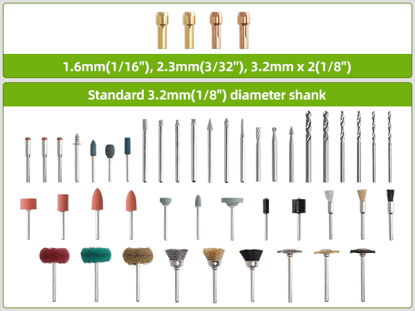 Huepar Tools RT510 Rotary Tool Accessories Kit