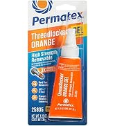 Permatex 25835 High Strength Removable Threadlocker Orange Gel, 35 g