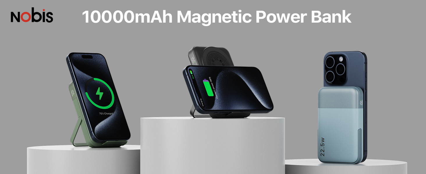 Nobis Dual-foldable Magnetic Power Bank power bank magsafe magsafe power bank powerbank magsafe