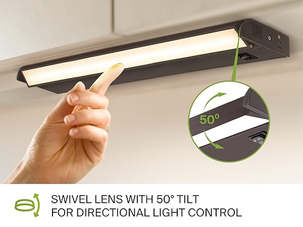 Swivel Lens with 50° Tilt