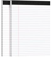 2pcs Legal Pads 8.5 x 11, Notepads 8.5 x 11 Inch, White Note Pads Clear Print Writing Pads of Pap...