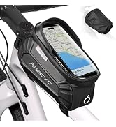 APECYC Bike Frame Bag, Waterproof Bike Phone Bag with Touch Screen | Hard-Shell Bike Top Tube Bag...