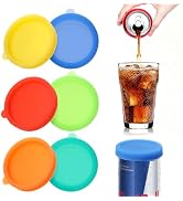 Aieve Silicone Soda Can Lids, Reusable Can Covers/Toppers for Soda, Can Saver for Soda, Pop, Coke...