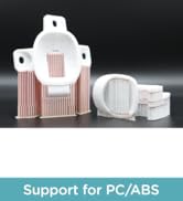 Support for PC/ABS