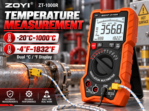 2 in 1 19999 Counts Multimeter Megohmmeter Insulation Resistance Tester