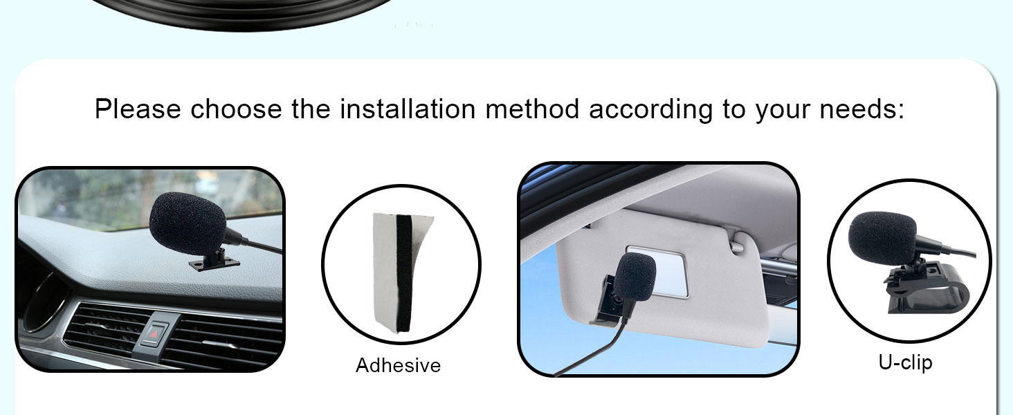 2.5mm External Car Microphone for Pioneer