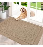 FONEYI Indoor Doormat, Front Back Door Mat 24"x36" Washable, Rubber Backing Non Slip Door Mats, L...
