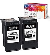 ejet 245 245XL Black Ink Cartridge Higher Yield Ink Cartridge Replacement for Canon 245XL Black I...