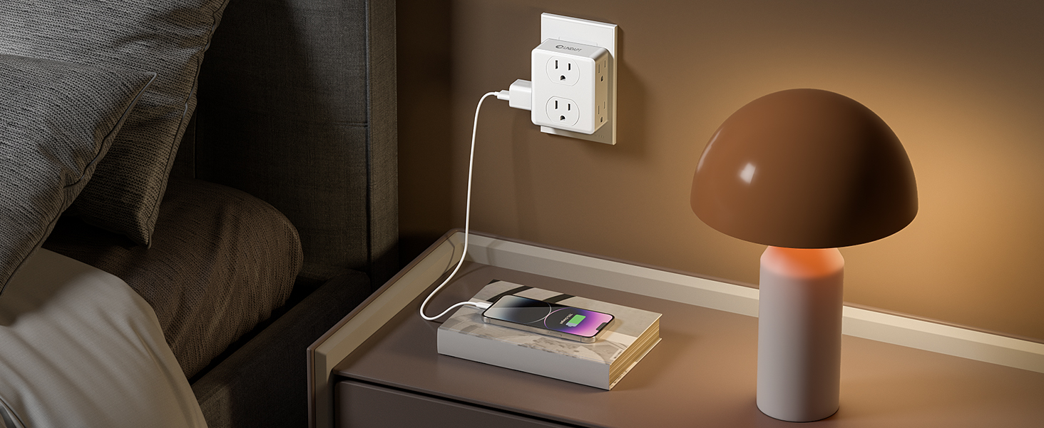 6 way extender is also great for bedroom