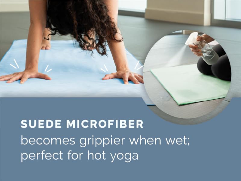 Suede Microfiber Yoga Mat Towel