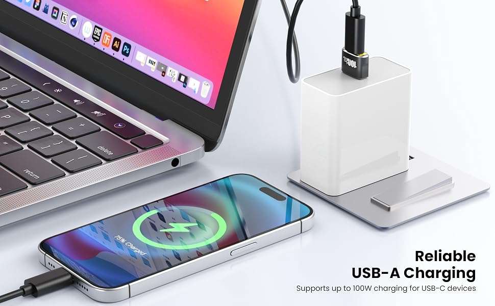 usb male to C female connector
