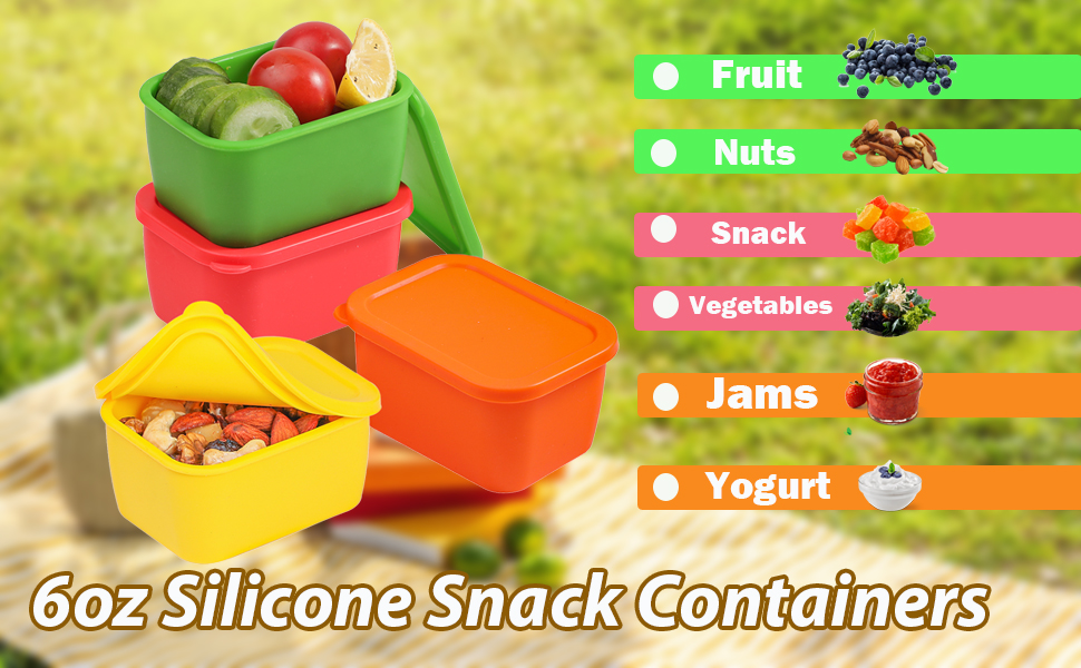 silicone snack container