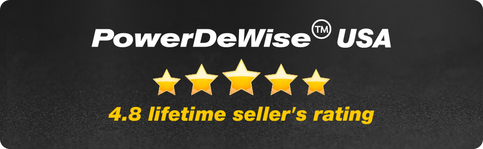 PowerDeWise Magnetic Lavalier Microphone Clip - 6mm Rotatable Lapel Unique Replacement