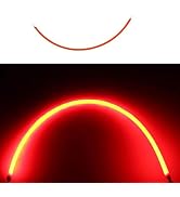 Zhuluck Red 130mm Edison Bulb 3v Cob LED Filament Flexible Lamp Parts Warm Light Edison Bulb Ligh...
