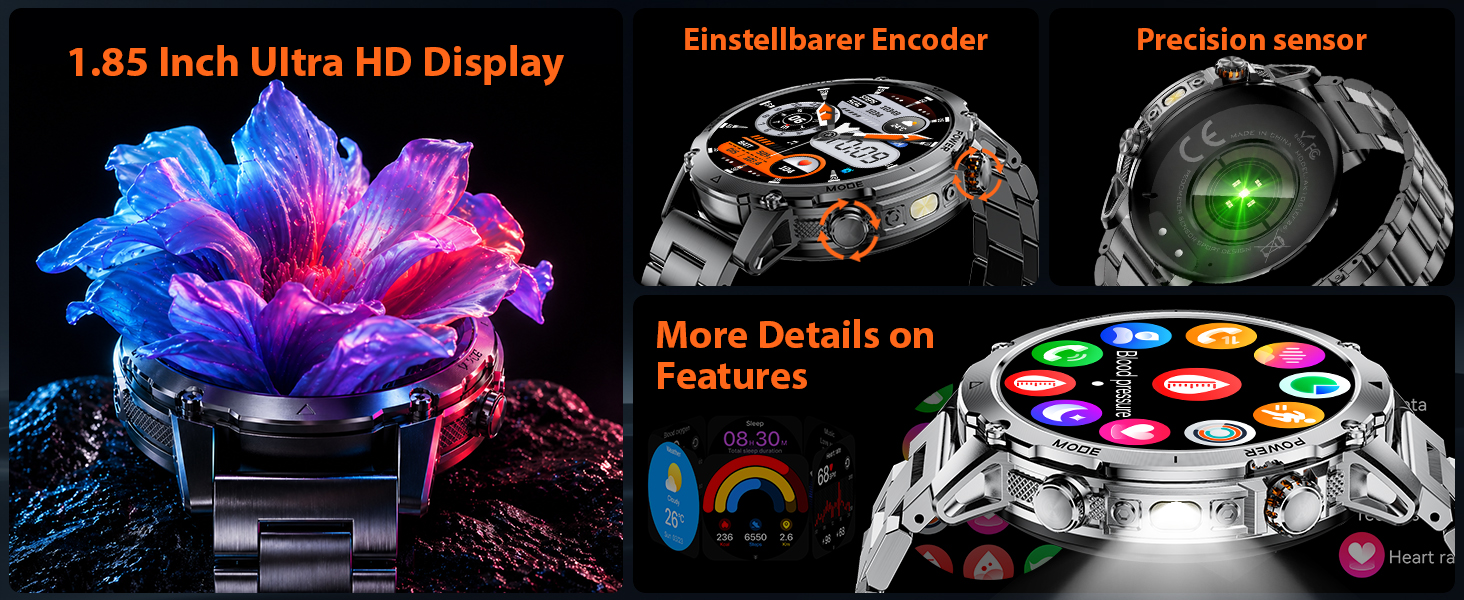 flashlight watch smart watch flashlight