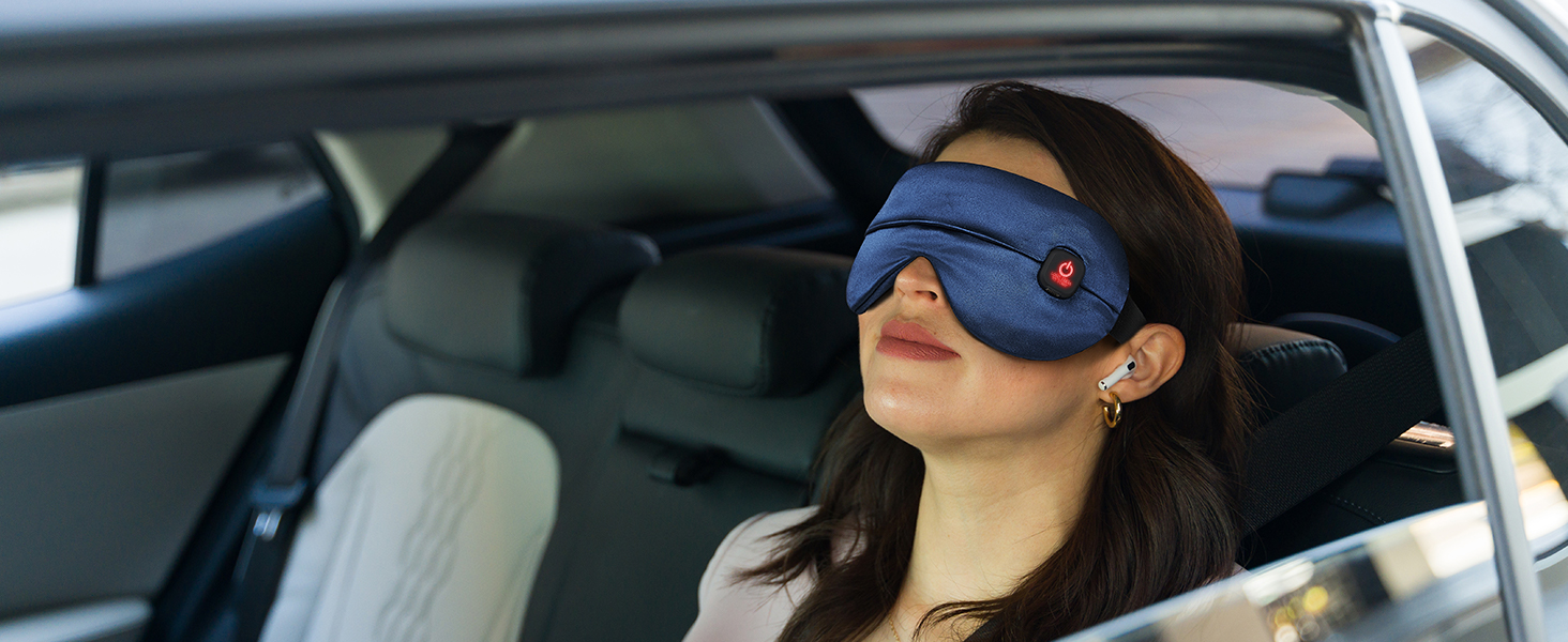Cordless Heated Eye Mask, Long-Lasting Warm Eye Compress Mask for Dry Eyes Stye Relax Eye Strain
