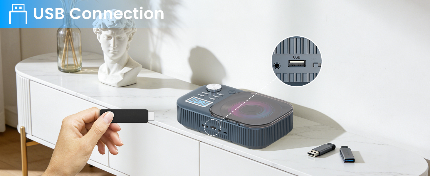 cd player with bluetooth transmitter