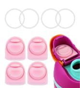 BMSQOFD 4 Sets Replacement Seal Gasket Stoppers for Owala Freesip Cap Mouth,Silicone O Sealing Ri...
