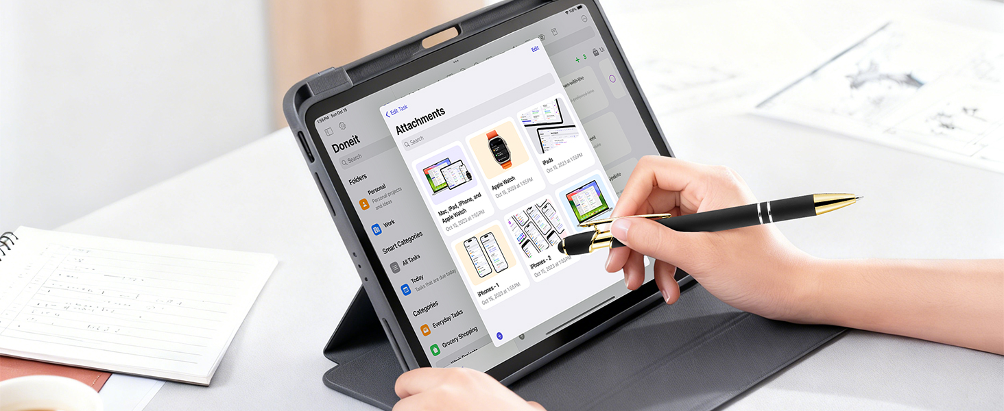 Pens Black Pens Ink Pens Ballpoint Pens Bulk Stylus Pen for Touchscreen Stylus Pen with Stylus Tip